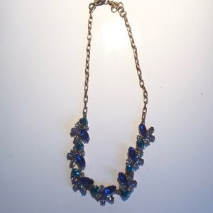 Blue J crew statement necklace